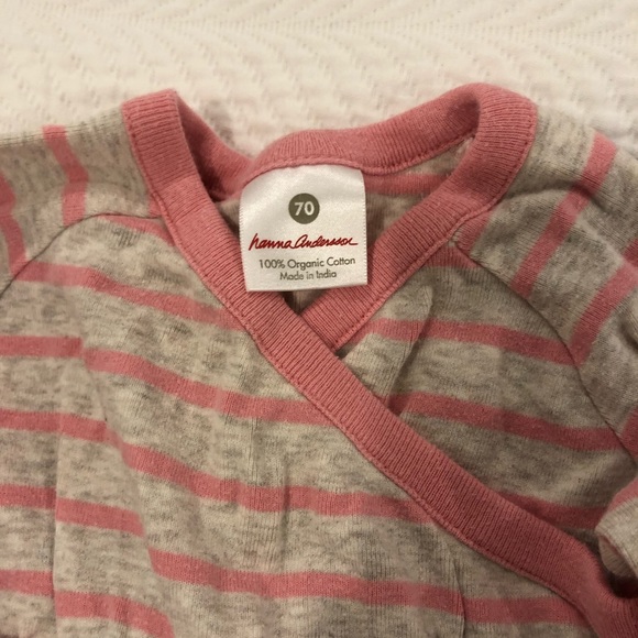 Hanna Andersson Toddler Dresses, Set of 2, Pink and Blue, Size 70. - Picture 3 of 5